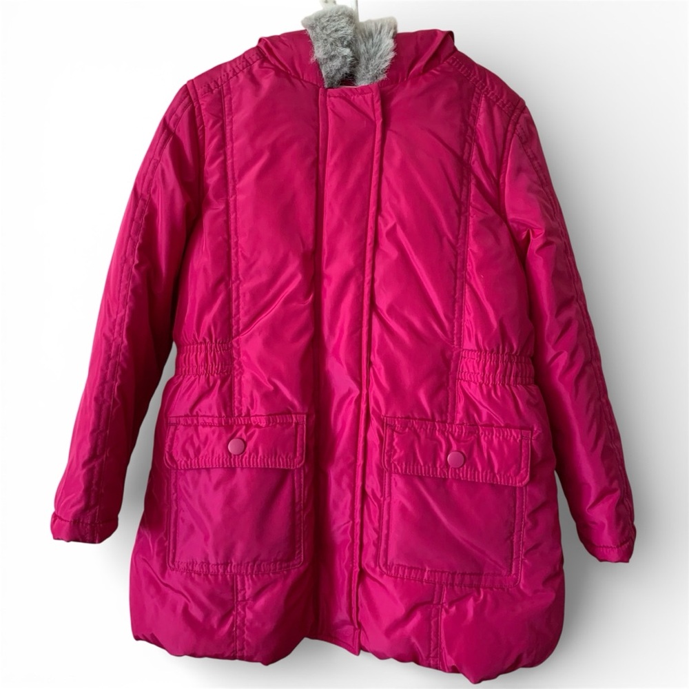 Gymboree Girls Kids Pink Jacket for winter pre owned excellent S 5-6 yo